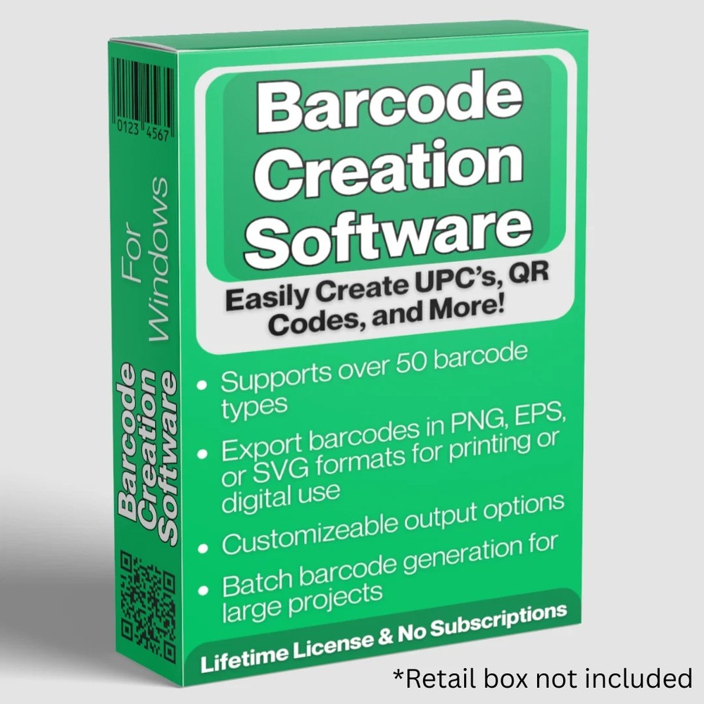 Barcode Generator Software 2026 – Create UPC, QR, 50+ Formats - For Windows PC