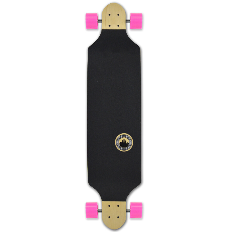 Yocaher Drop Down Longboard Complete - In the Pines : Blue