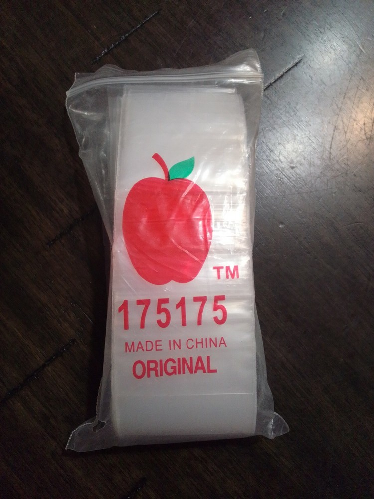 1.75" x 1.75 Plastic Bags - 100ct Pack