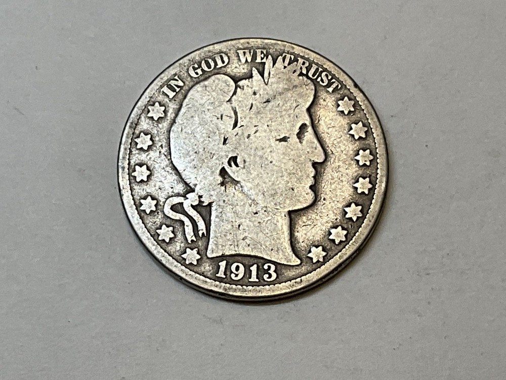 1913-P Barber Half