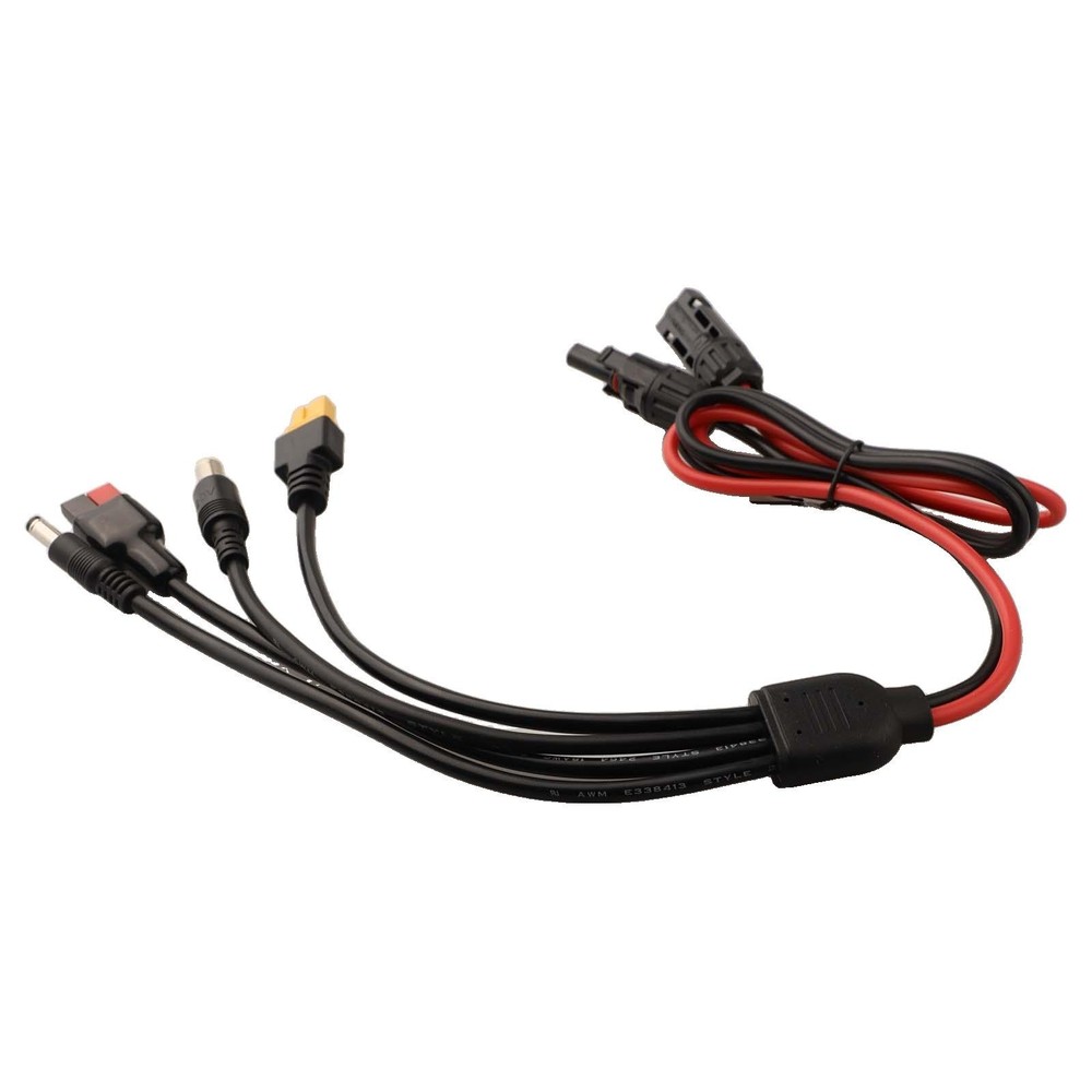 Solar Adapter Kit For Power Stations Excellent Electrical Conductivity