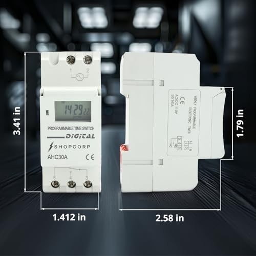 Programmable Relay, HD Display, High Precision, Smart Chip, Power Failure Timer