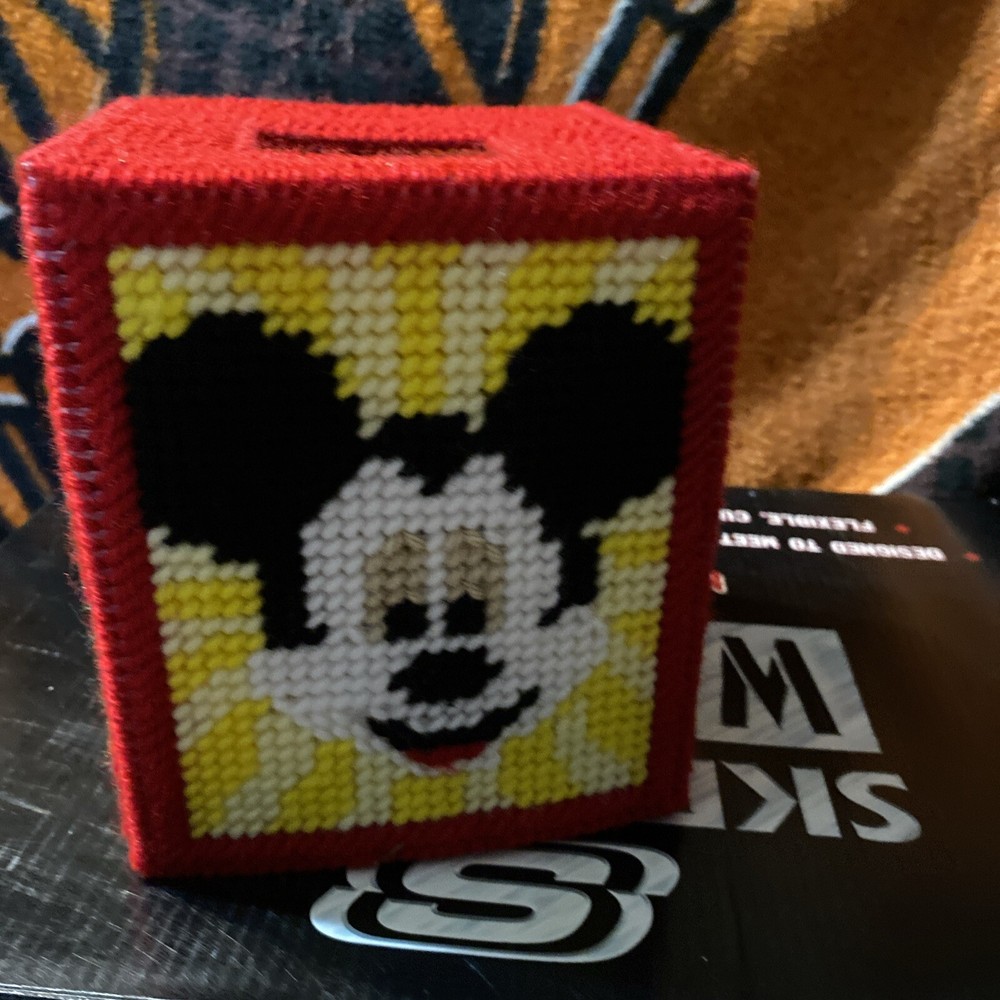 Mickey Mouse Tissue Cover Handmade New Plastic craft