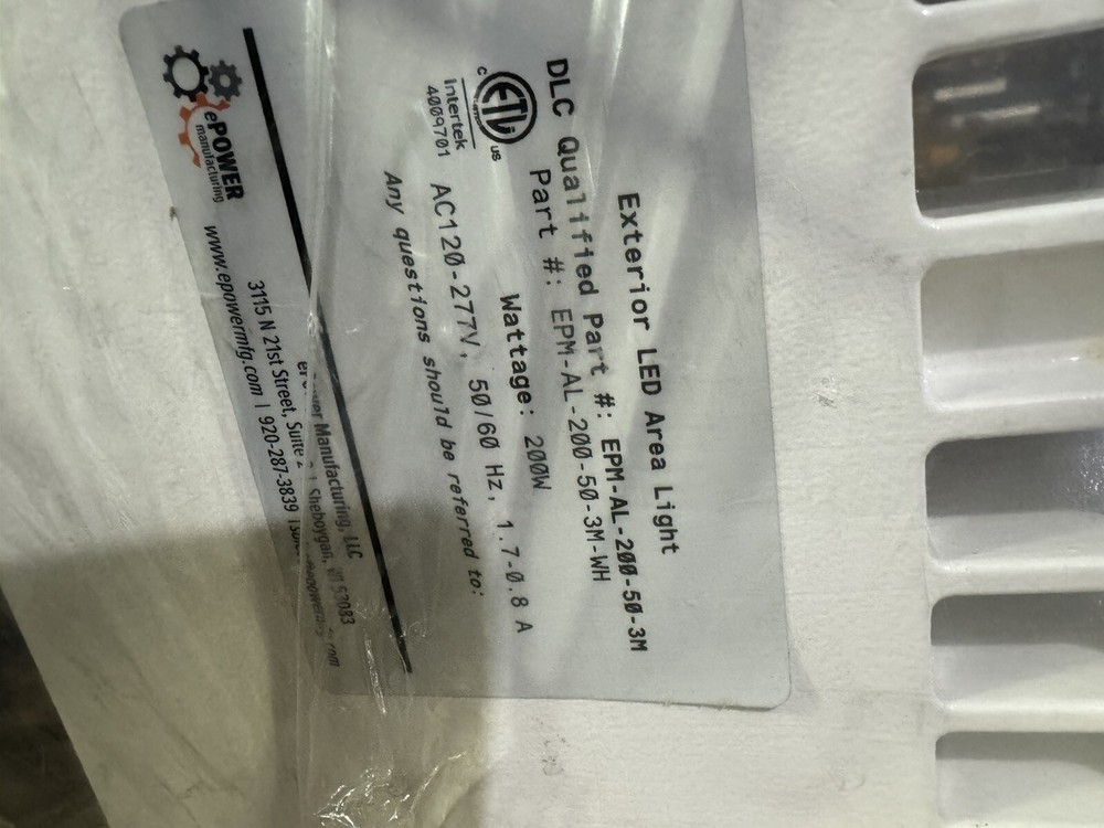 Exterior LED Area light, White; 9 available