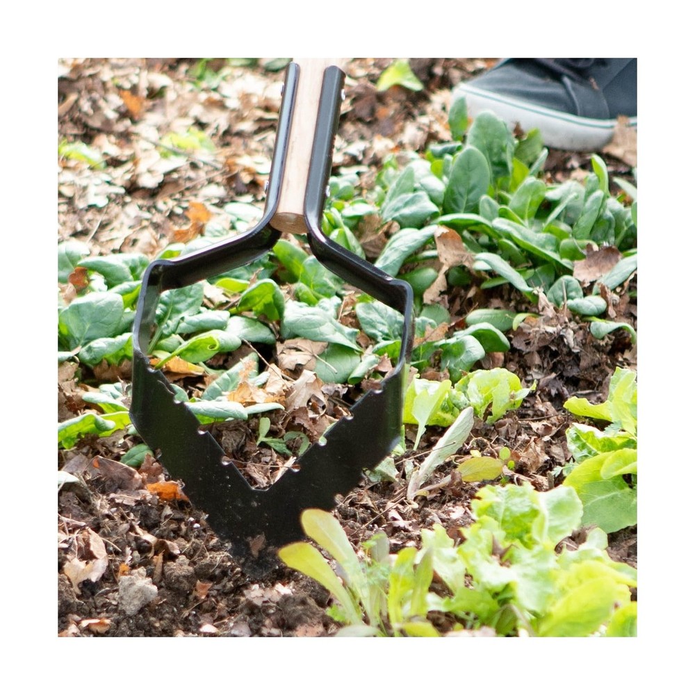 Push Pull Hoe V Blade for Deep Roots and Better Cultivating USA Made