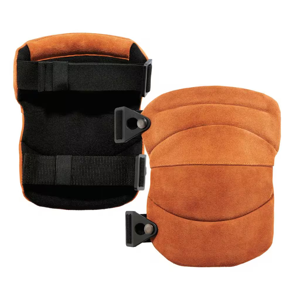 Proflex Leather Knee Pads - Wide Soft Cap