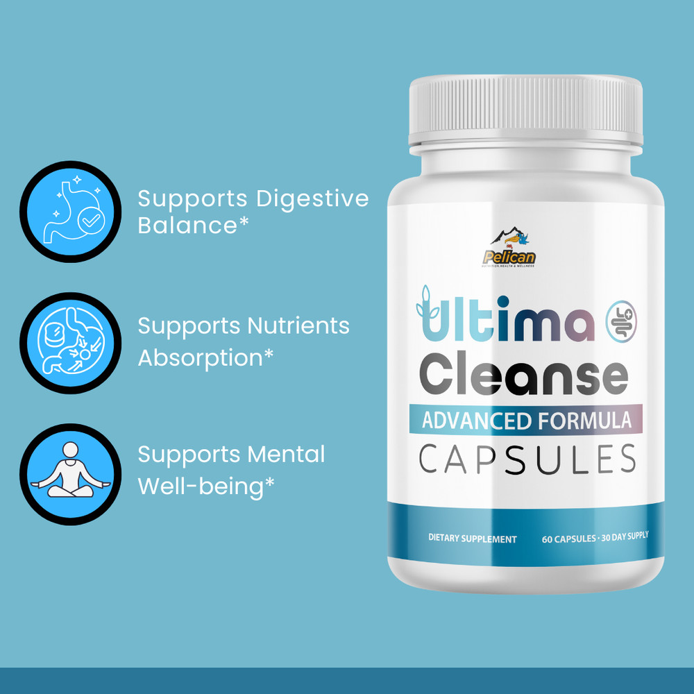 Ultima Cleanse- Oral & Digestive Support- 60 Capsules