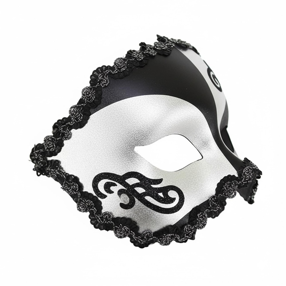 Kent Black/silver Mask Costume Accessory
