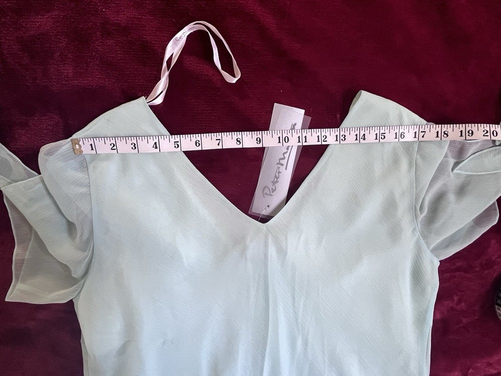 Peter Martin -Turquoise/Blue Elegant Boho Style Top (size 18)