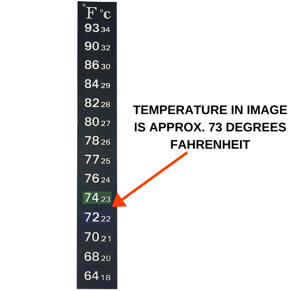 2 Pack Adhesive Thermometer Strips Fermentation - Kombucha, Wine, Beer. Aquarium