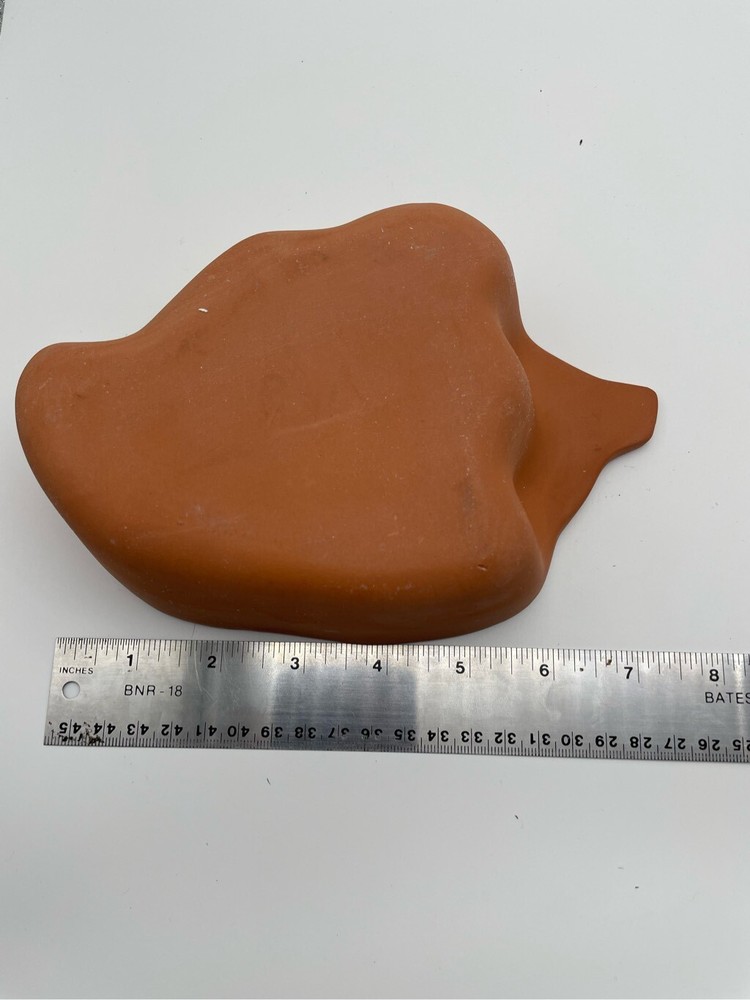 Vintage Terracotta Pepper Shaped Roaster / Salsa Pan Serveware