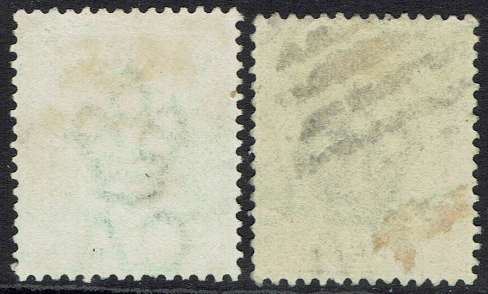 LAGOS 1887 QV 2½D TYPE A AND TYPE B USED
