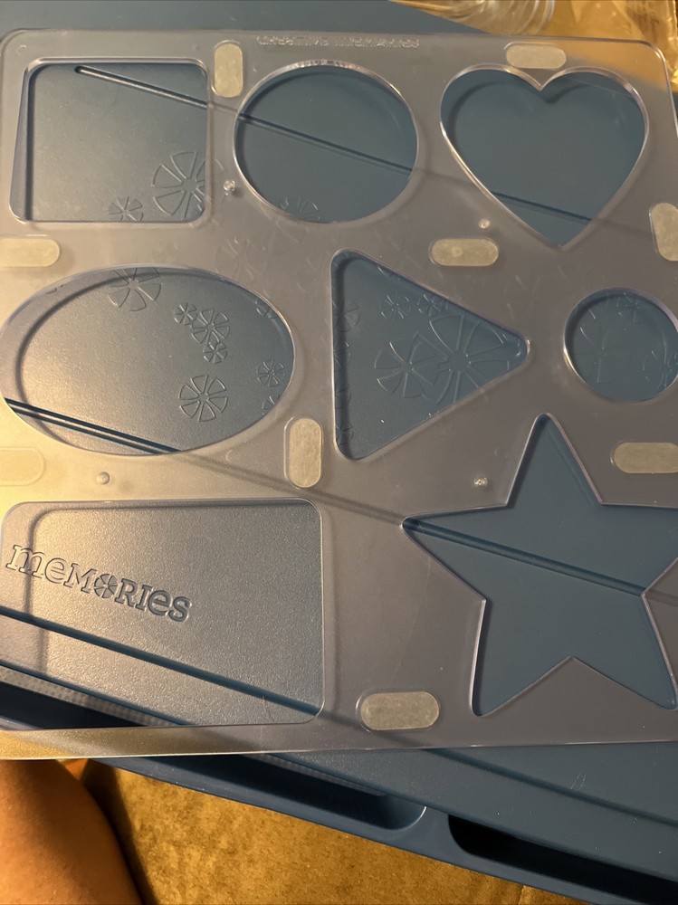 Creative Memories Creative Cuts Storage Box Letter, Numbers, & Shapes