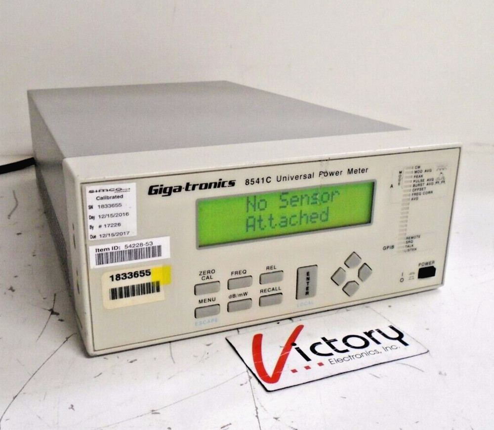 Used Gigatronics 8541C Universal Power Meter | Option 01/03 | Tested Working