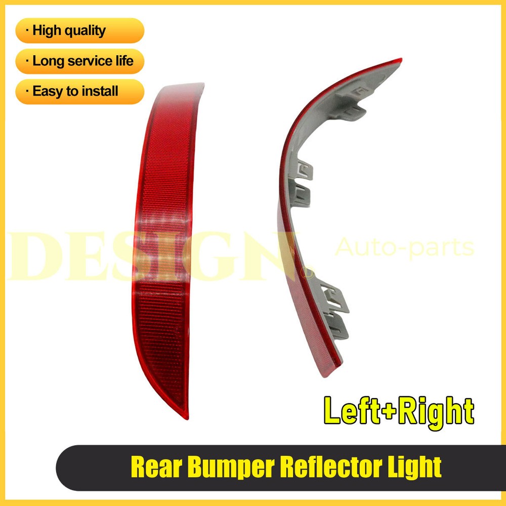 Pair Rear Bumper Reflector Left & Right Side For Mercedes Benz GLS450 2017-2019