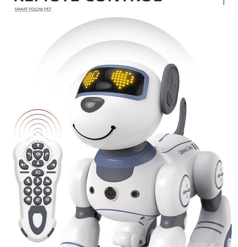 Electronic Dog Stunt Dog Voice Command Programmable Touch-sense Music Song Robot