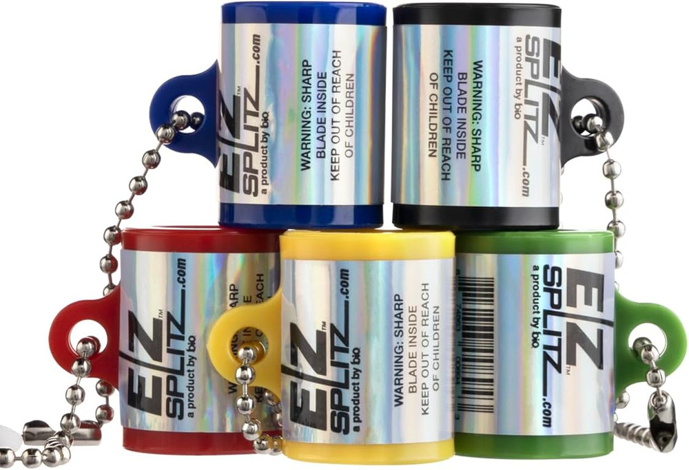 EZ SPLITZ Cigarillo Splitters - Small, Portable with Keychain, Makes a Precise C