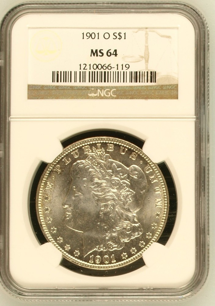 1901 O Morgan Silver Dollar NGC MS-64