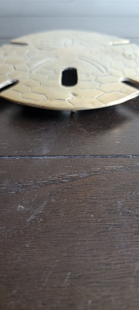 Brass Sand Dollar Trivette