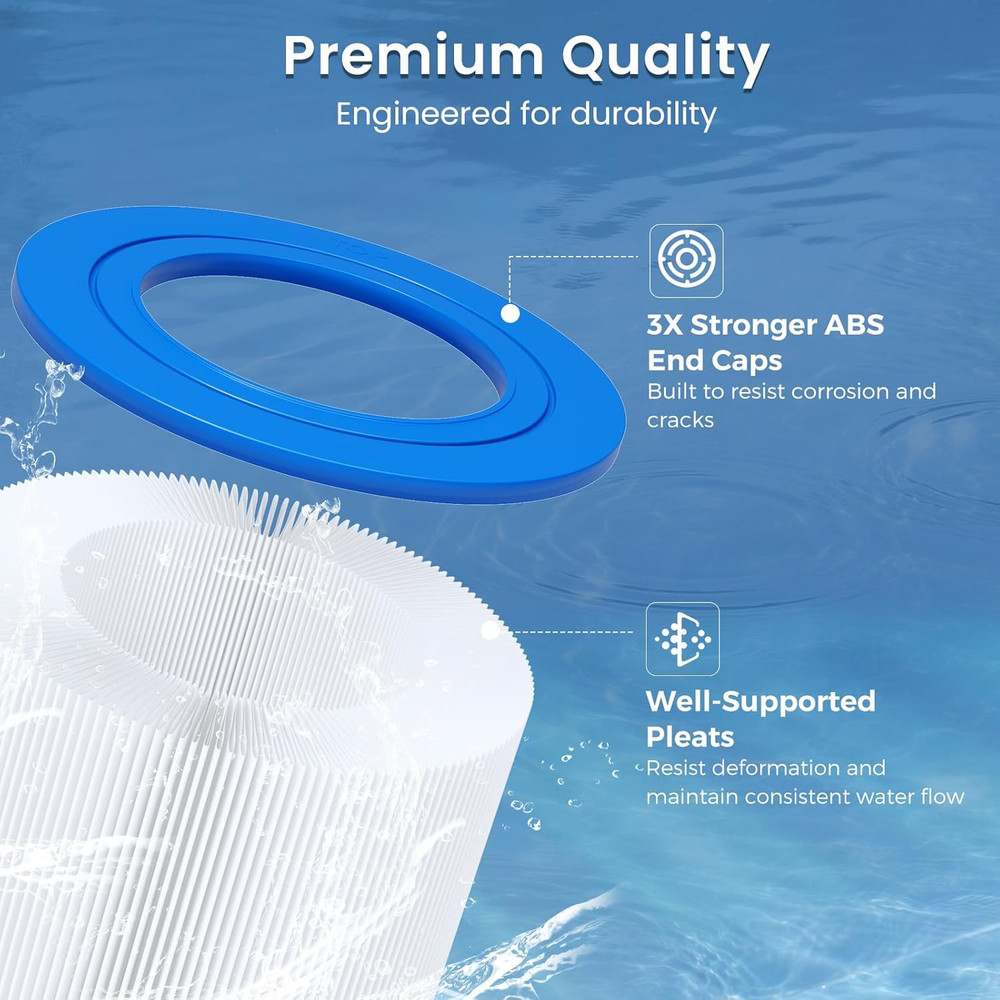 CC200 Pool Filter Cartridge Replacement for Pentair Clean & Clear 200, Replace P