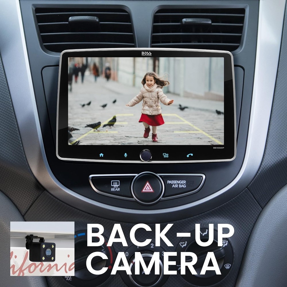 BOSS Audio Systems Elite BE10ACP-C Digital Multimedia Receiver + Backup Camera-O
