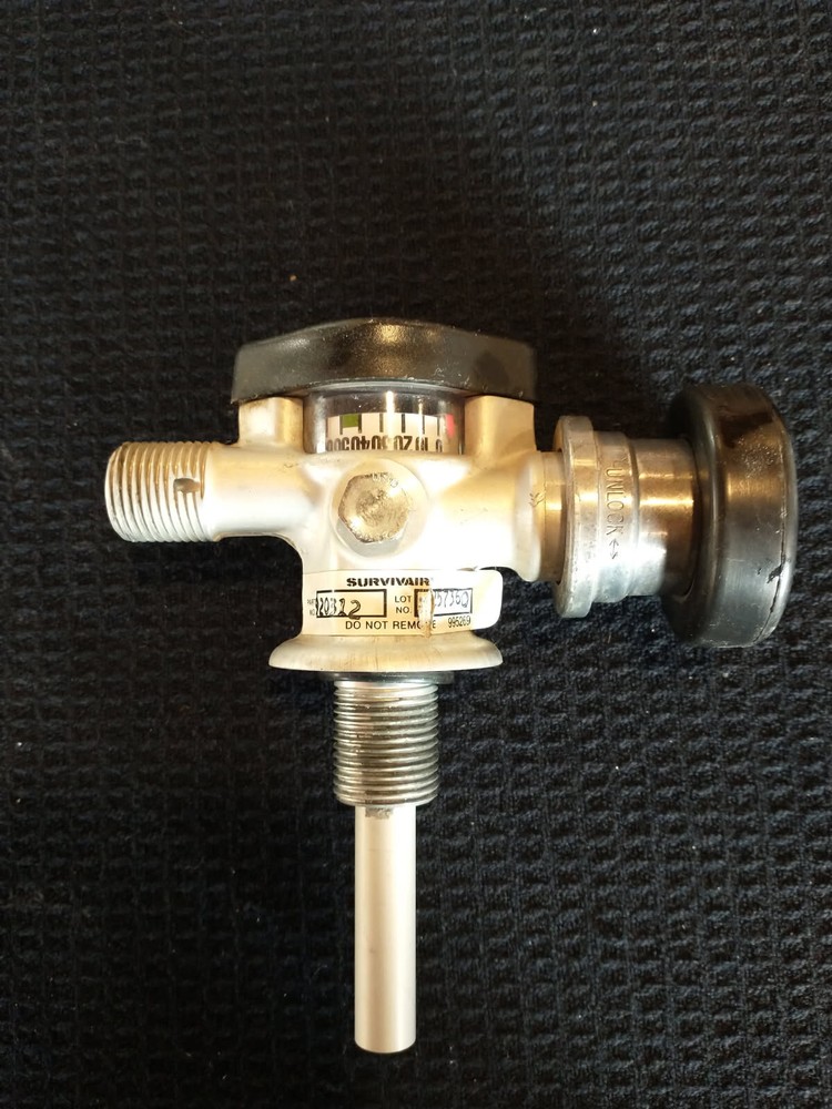 Survivair 4500 Cylinder Valve Assembly, Used