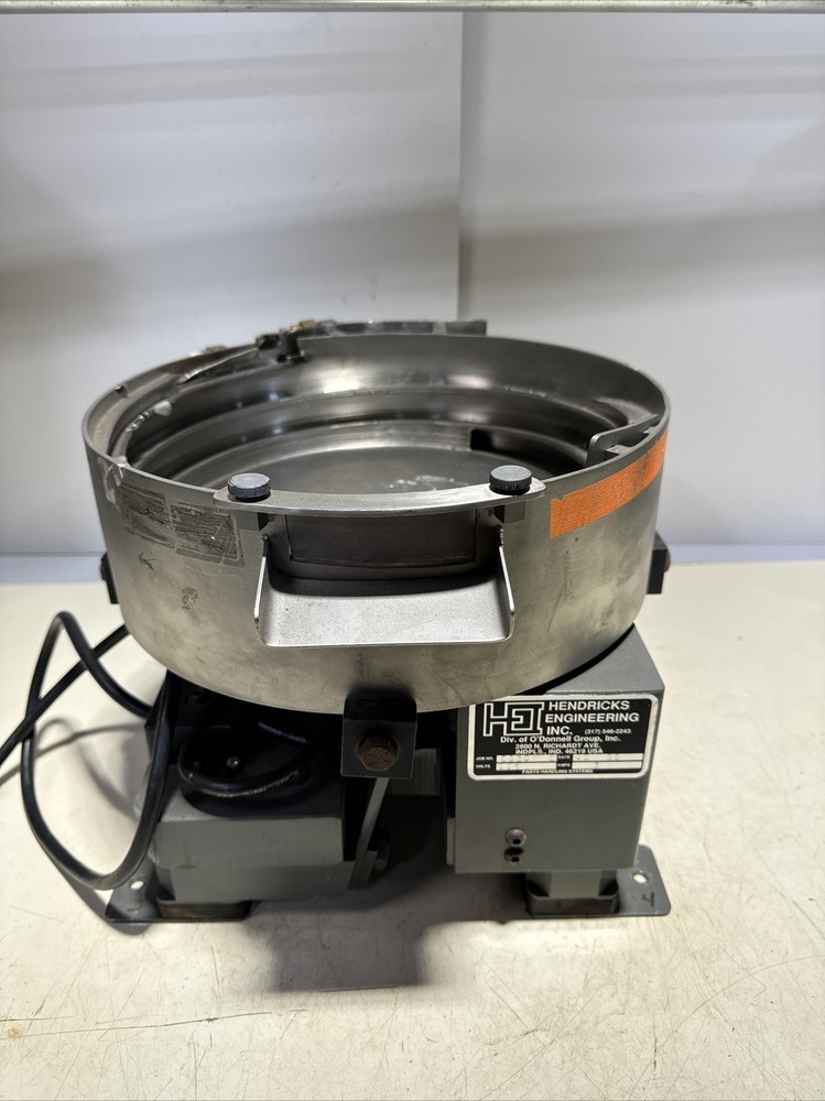 Hendricks Engineering 12” Vibratory Bowl Feeder 115V ~ Warranty