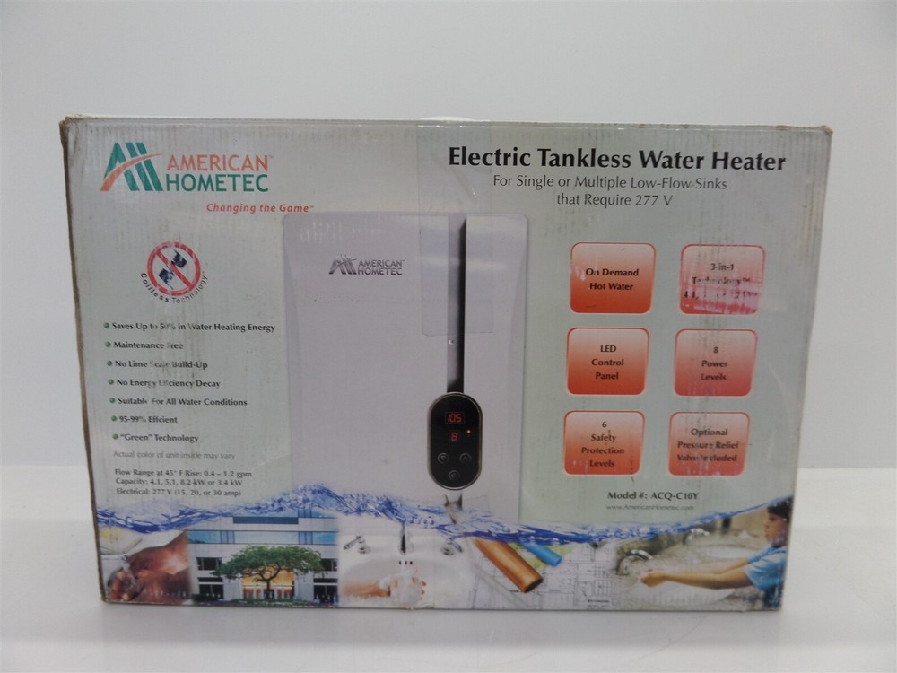 American Hometec AHQ-C10 Electric Tankless Water Heater