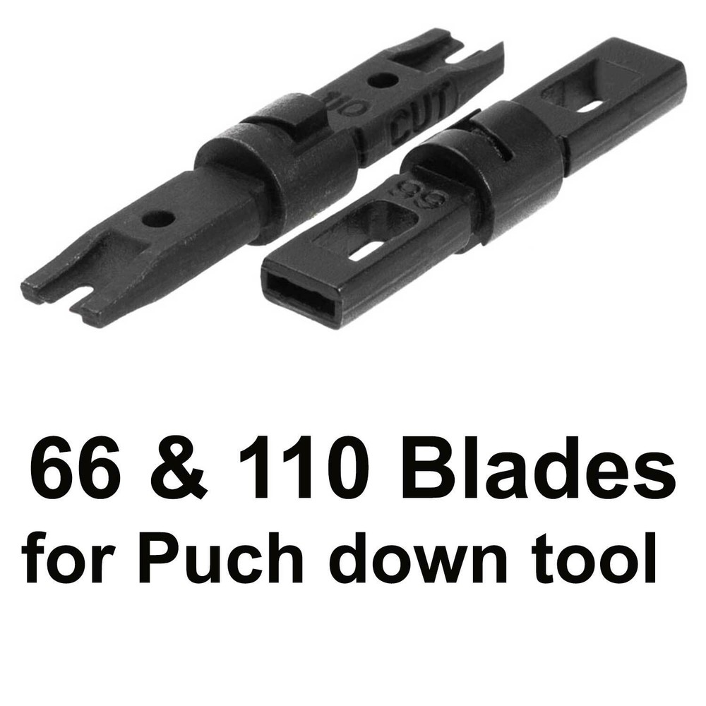Punch Down Tool 66 110 Blades Type Replacement LAN Network Cat5e Cat6
