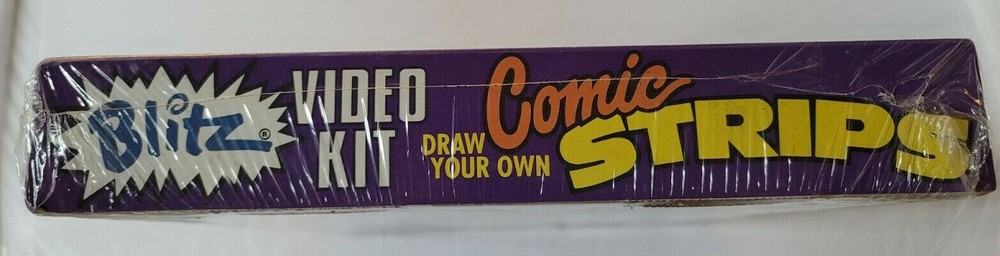 Vintage Blitz Video Kit How To Draw Comic Strips SEALED
