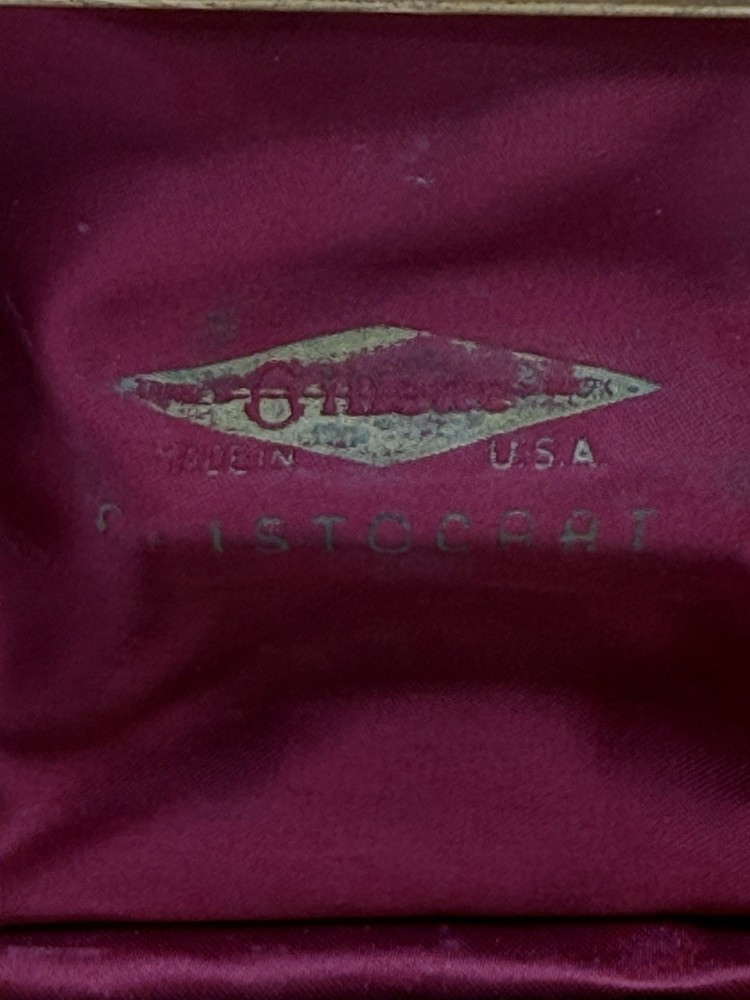 Vintage Gillette Aristocrat razor In Case