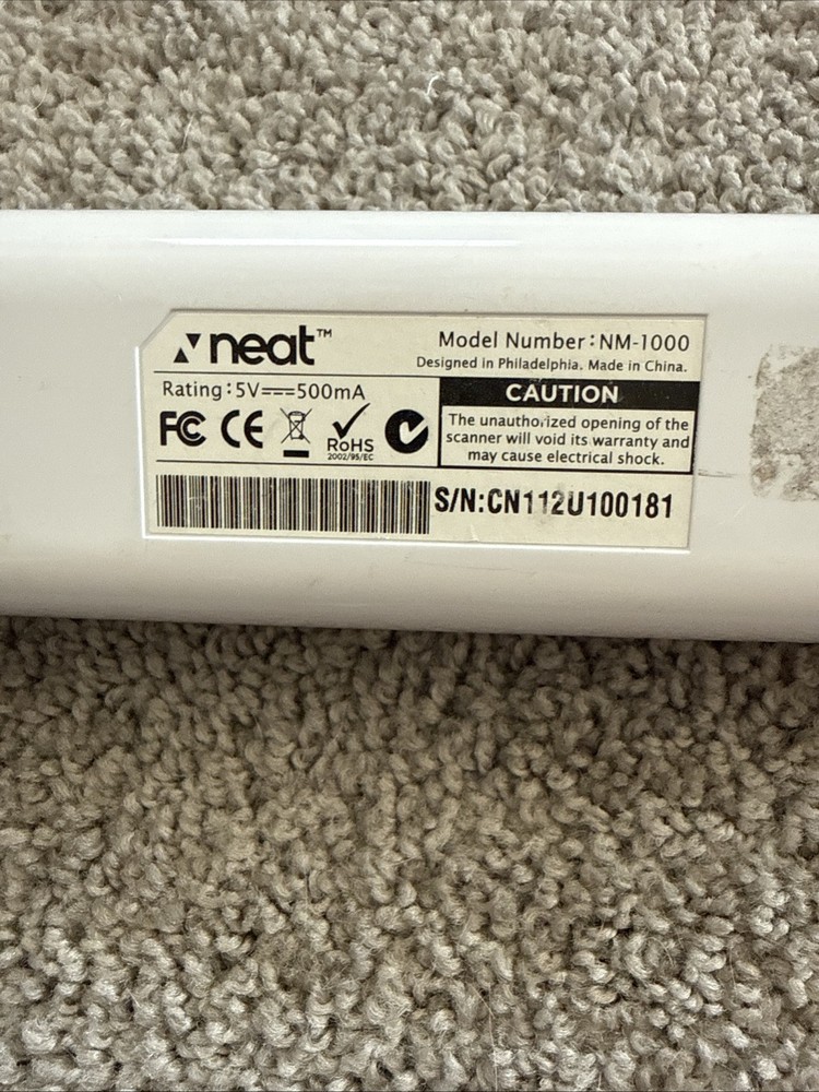 NeatReceipts NM-1000 Mobile Scanner-Digital Filing System