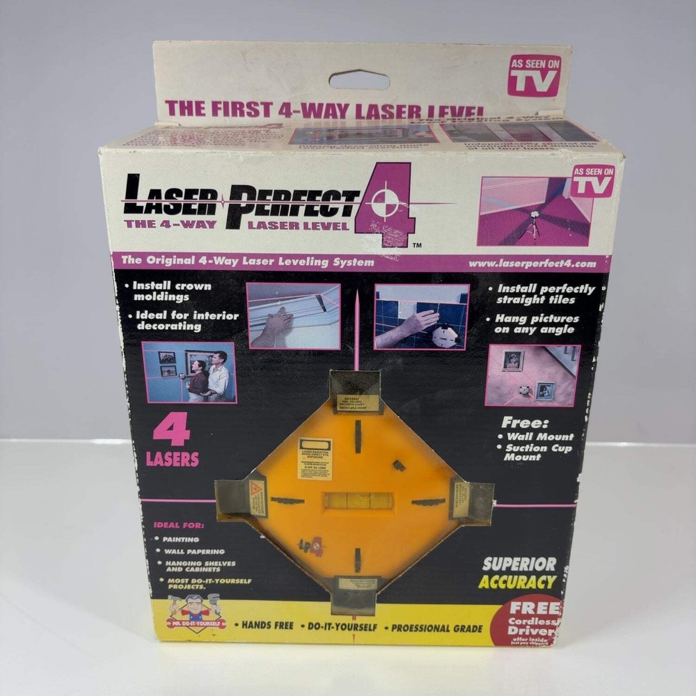 New Laser Perfect 4 Way Laser Level