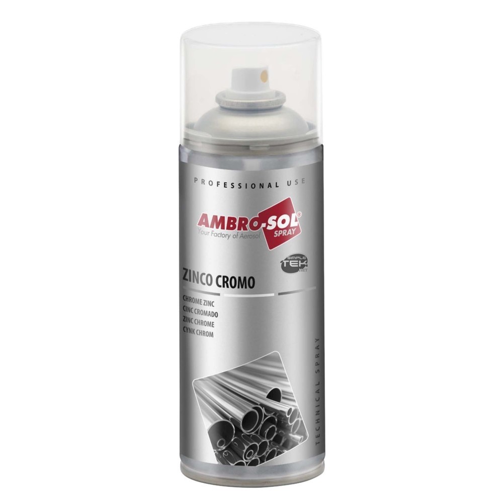 Cold Chrome Galvanizing Paint Spray Can Protects Oxidation_