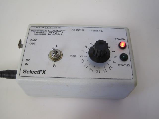 TIR LIGHTING SOLUTIONS SELECTFX SELECT FX 0-15 CONTROLLER USED 30 DAY GUARANTEE