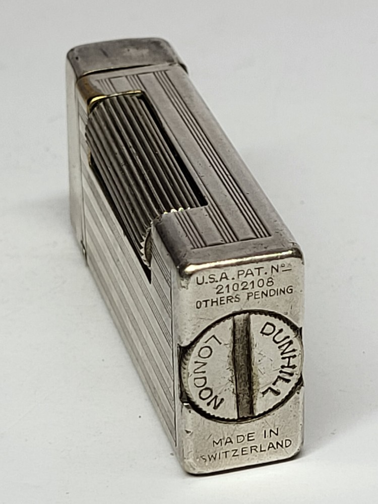 Vintage DUNHILL Silver Plated Mini Petrol Lighter