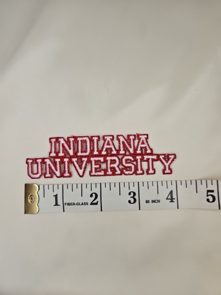 Indiana University Iron On Embroidered Patch