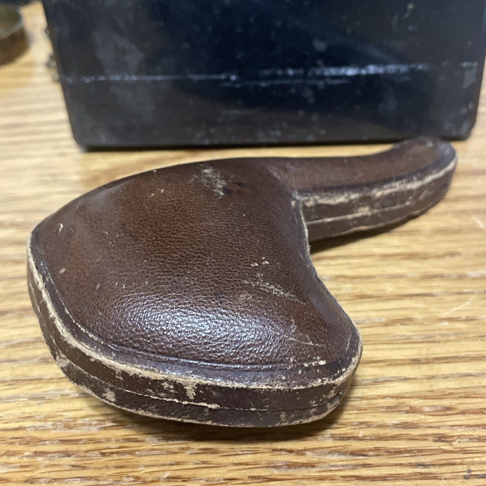 Antique Meerschaum Pipe Case For Cat Shaped Pipe - Case Only