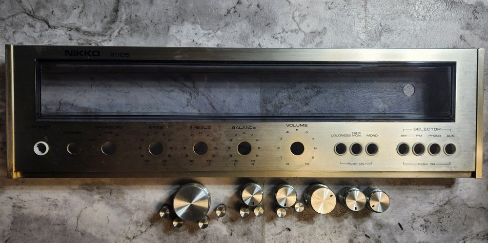 Nikko 2025 Vintage Stereo Face And Knobs
