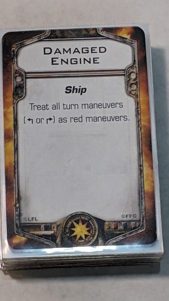 Star Wars X-Wing Miniatures Game: Damage Cards 32 (1 Missing SEE DESCRIPTION)