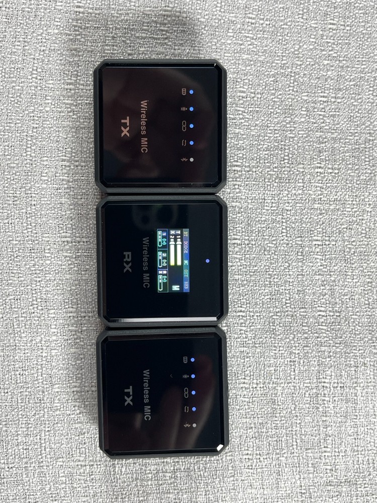 Drimzate Black Wireless Lavalier Microphone System For Camera Android