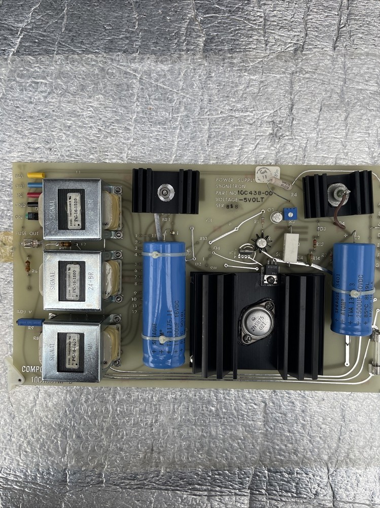 SYGNETRON 10C438-00 POWER SUPPLY CIRCUIT BOARD