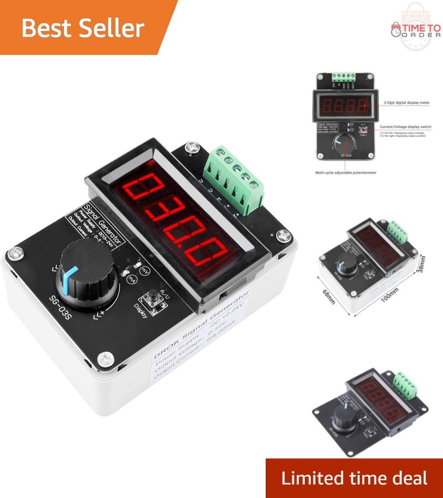 4-20mA Voltage Current Signal Generator for PLC Testing and LED Calibration