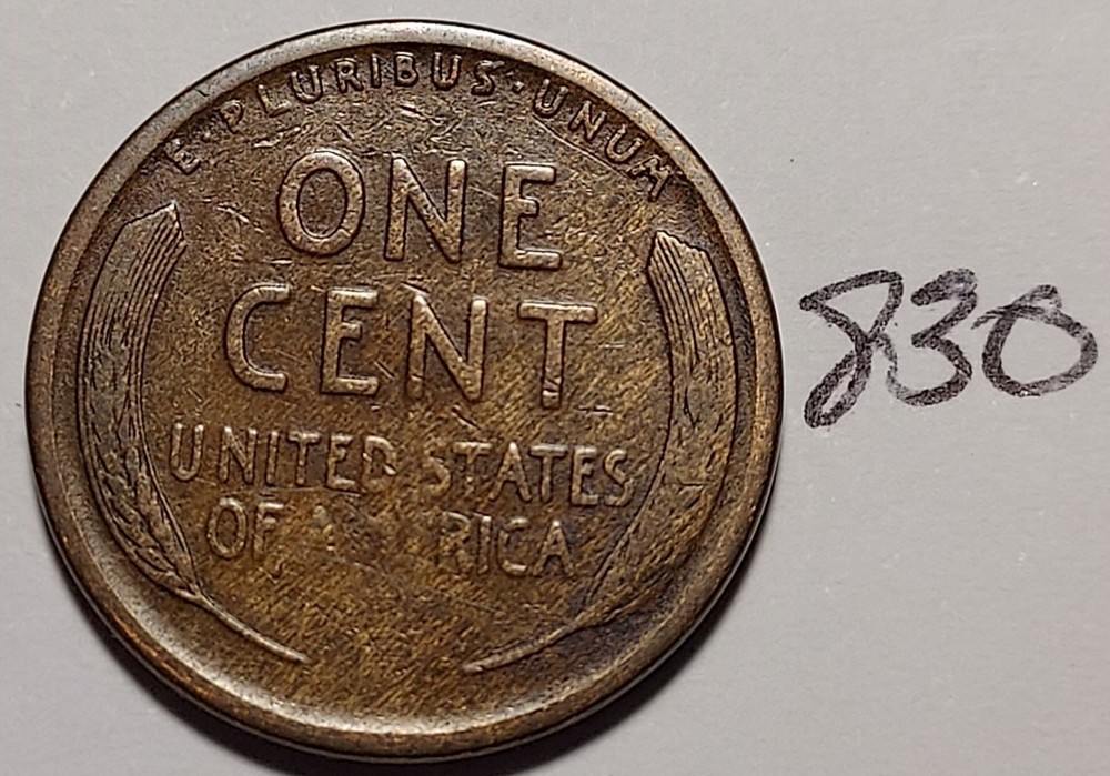1921-S Lincoln Wheat Cent #830