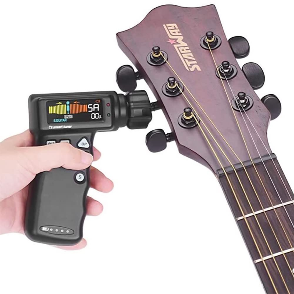 T2 Smart Guitar Tuner & Automatic Peg String Winder 2-in-1 Multi-functional S...