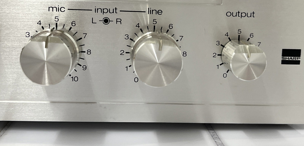 SHARP RT-3388A COMPUTER CONTROLLED CASSETTE DECK PLAYER *AS IS *SEE DESCRIPTION