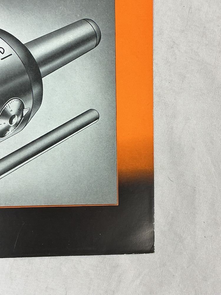 Excel Precision Adjustable Boring Heads Advertising Bulletin Brochure
