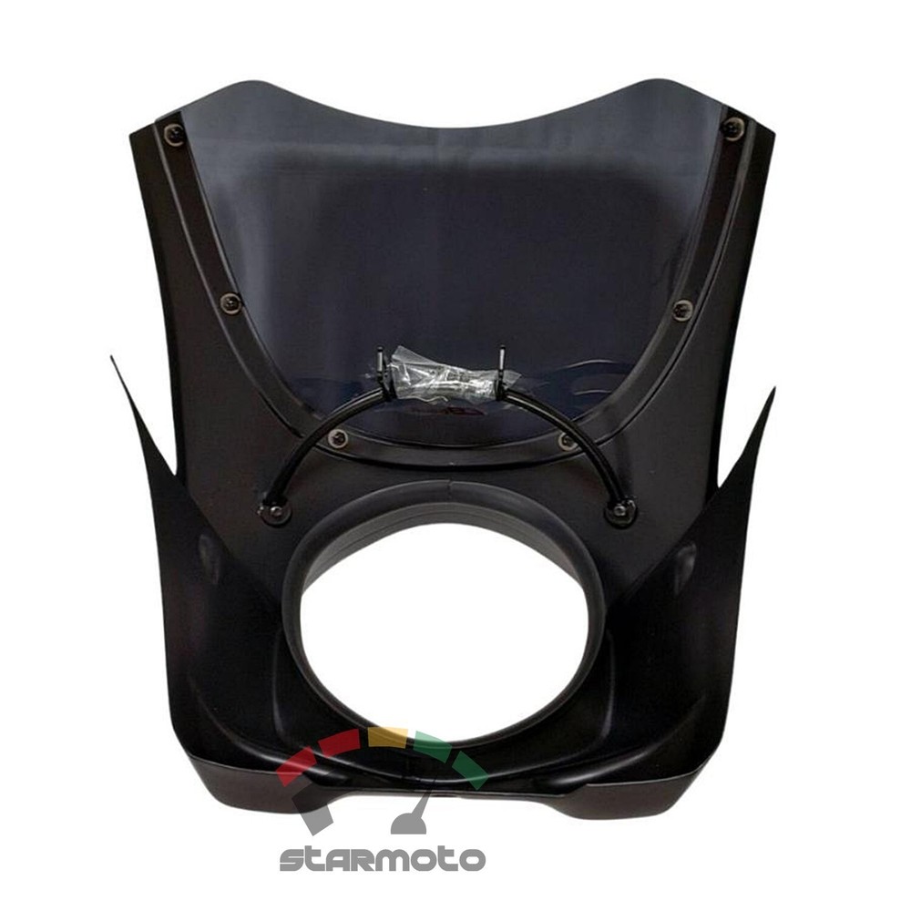 FOR HONDA CB650R WINDSHIELD WINDSCREEN METER VISOR FAIRING 2019-2023 BLACK