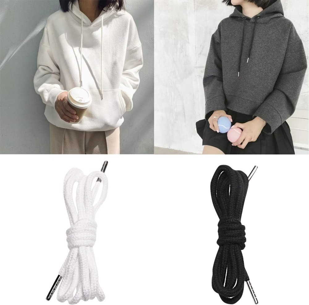 Replacement Drawstring for Shorts - 8 Pcs Durable Hoodie String Replacement in