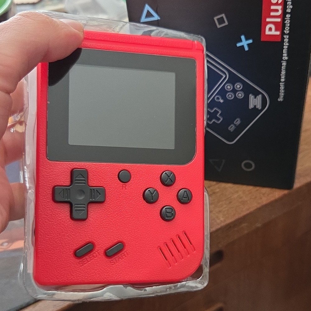 Plus Handheld game box Rechargeable Battery Backlit Display TV Output